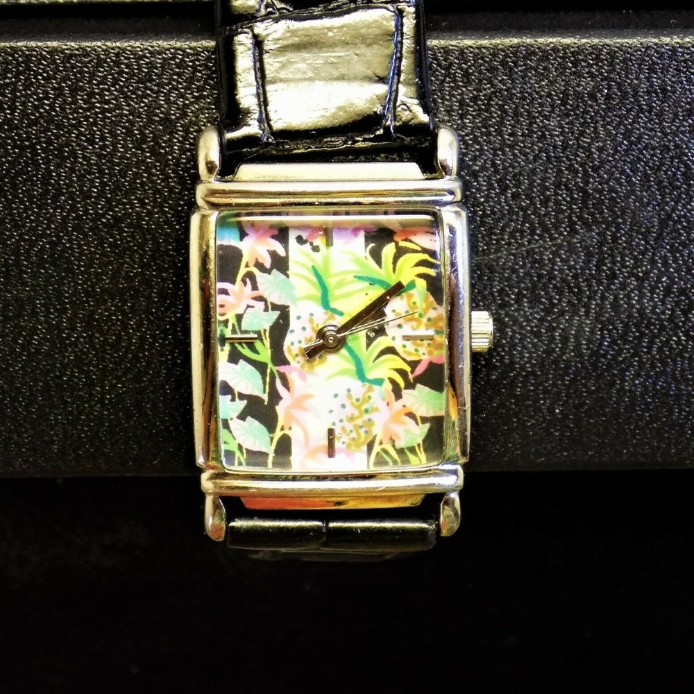 SII  Japan Movement Floral Design Watch